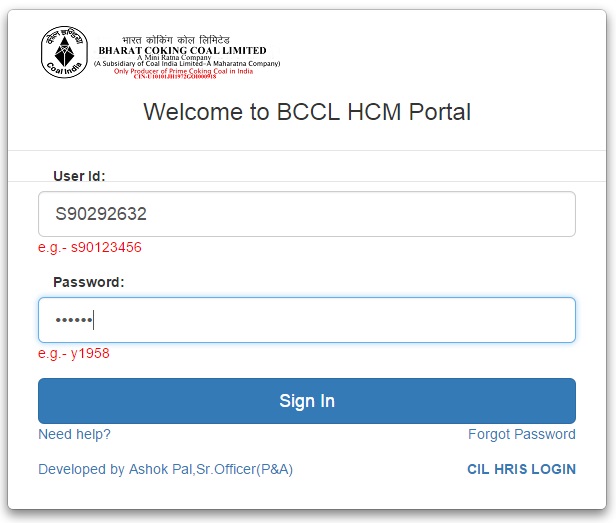 Help on HRMIS Portal